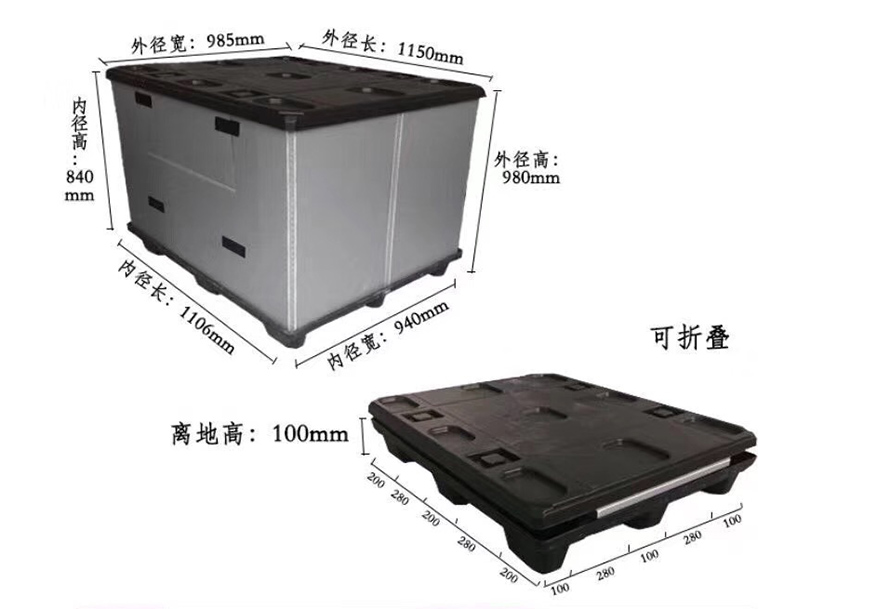 1150*985*980圍板（bǎn）箱